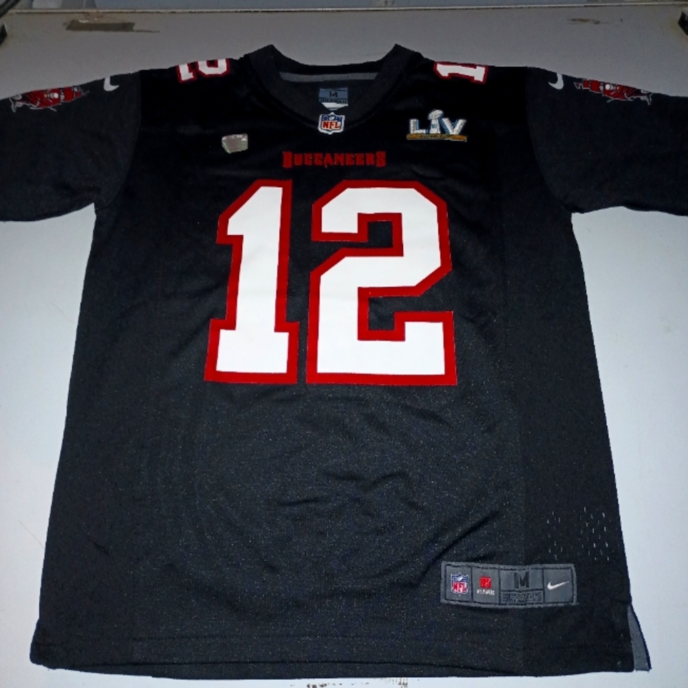 Tom Brady buccaneers super bowl Jersey youth size only medium